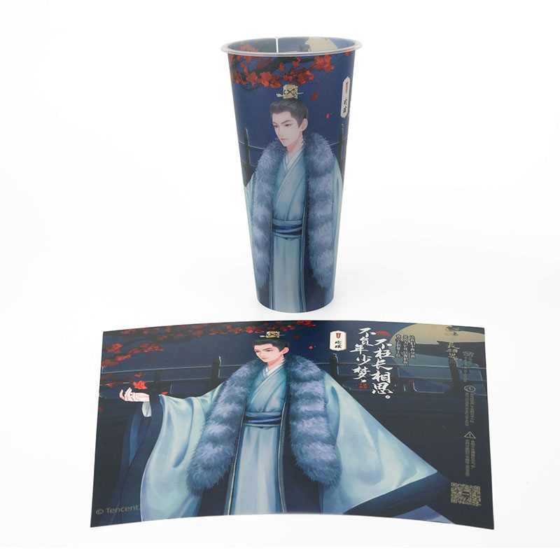 PP Plastic Party Cup Injection Molding In Mold Label