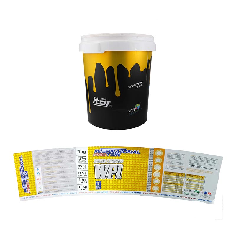 Solvent Bucket Injection Molding In Mold Label