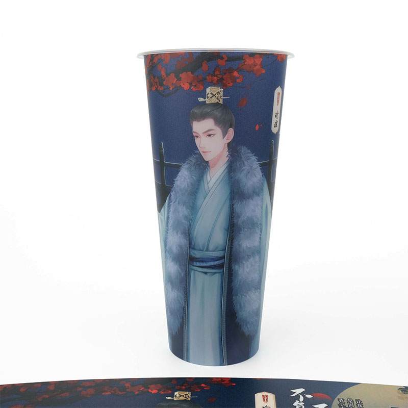 PP Plastic Party Cup Injection Molding In Mold Label