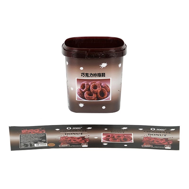 Chocolate Bucket Injection Molding In Mold Label