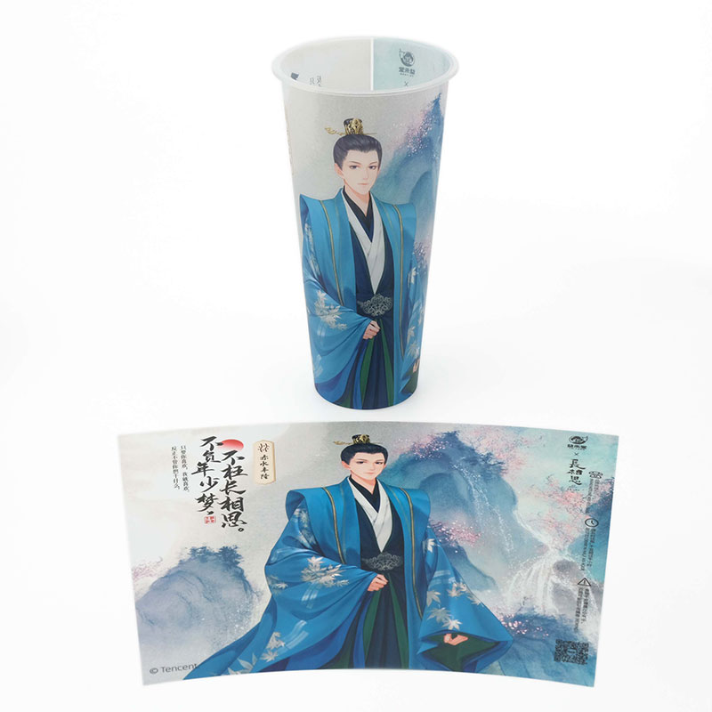 Cold Drink Cup Injection Molding In Mold Label