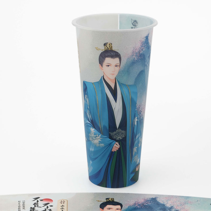 Cold Drink Cup Injection Molding In Mold Label