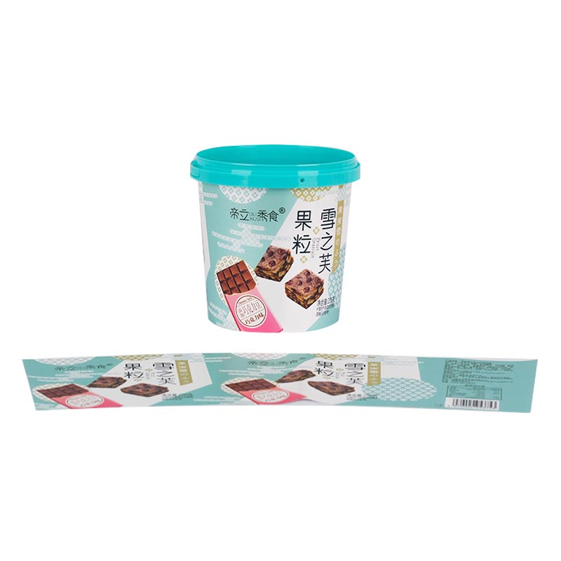 Chocolate Bucket Injection Molding In Mold Label