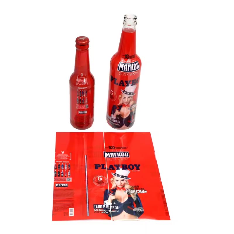 PET Heat Shrink Label for Glass Bottle