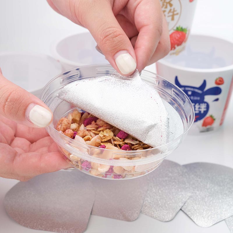 Aluminum Foil Sealing Film for Yogurt Cup